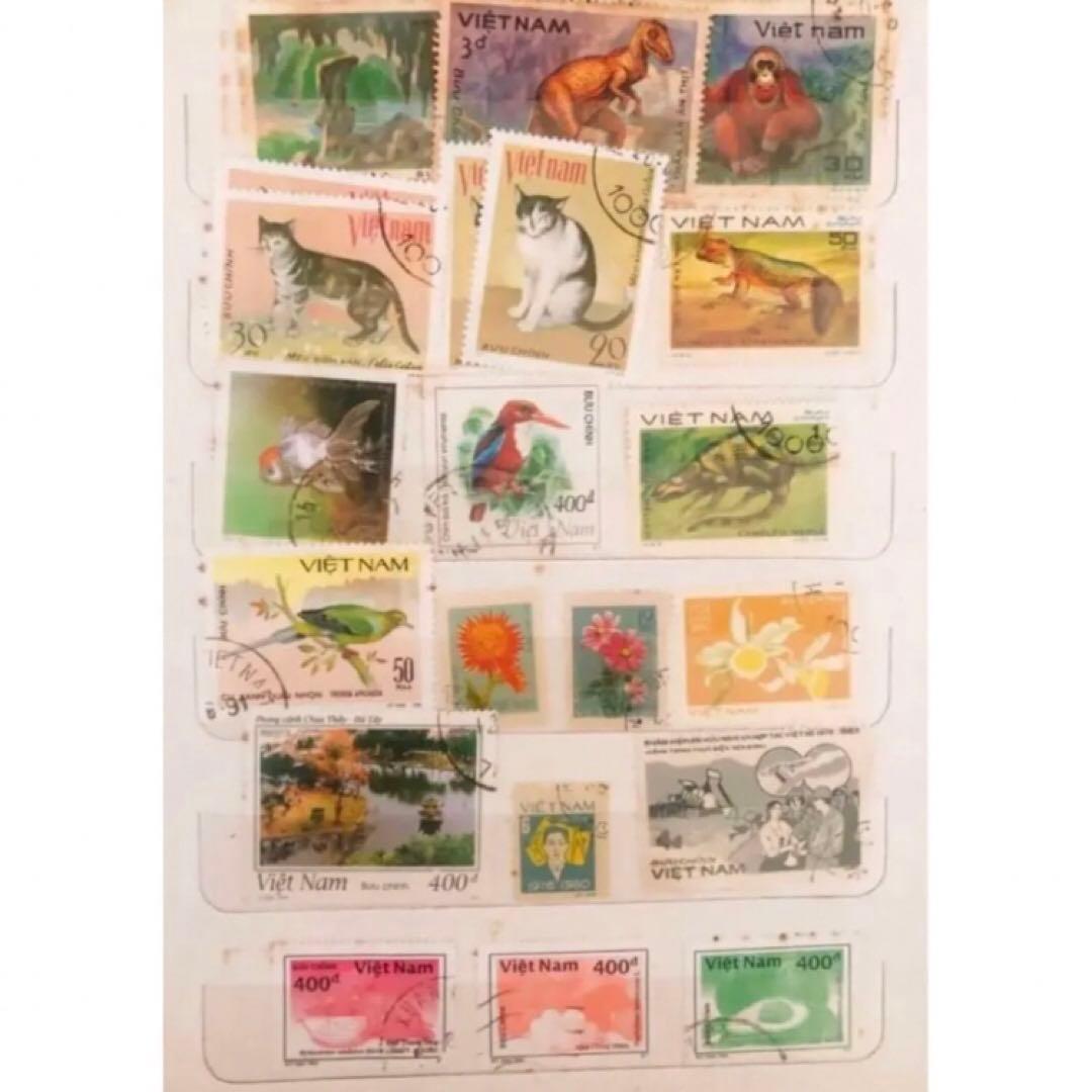 切手 ベトナム 129枚 コレクション ビンテージ 海外 1800年 1900年