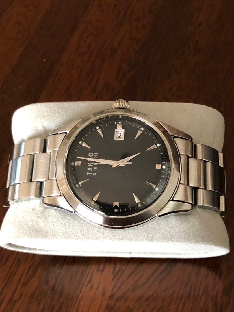 6月電池交換済！『美品』クラシックデザイン　上品な質感タケオキクチ　女性の方にも