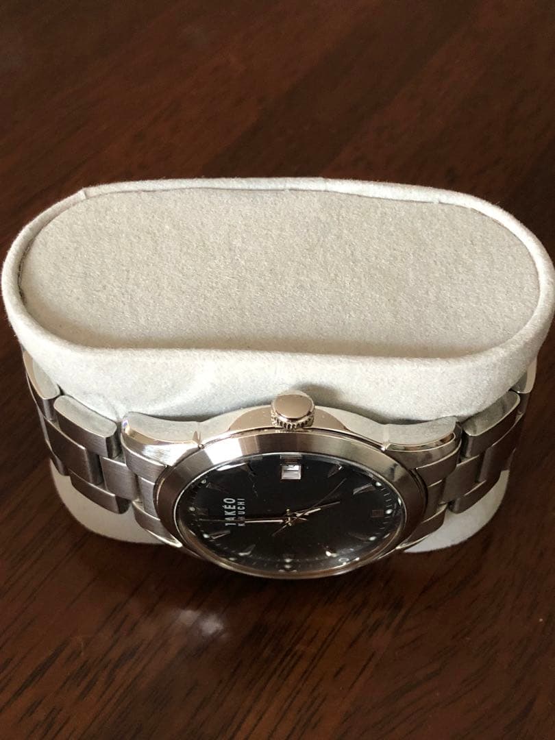 6月電池交換済！『美品』クラシックデザイン　上品な質感タケオキクチ　女性の方にも