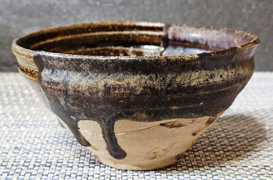 桃山時代　古唐津　川古窯　呼び継ぎ茶碗　古陶磁器　陶片　残欠　桃山茶陶