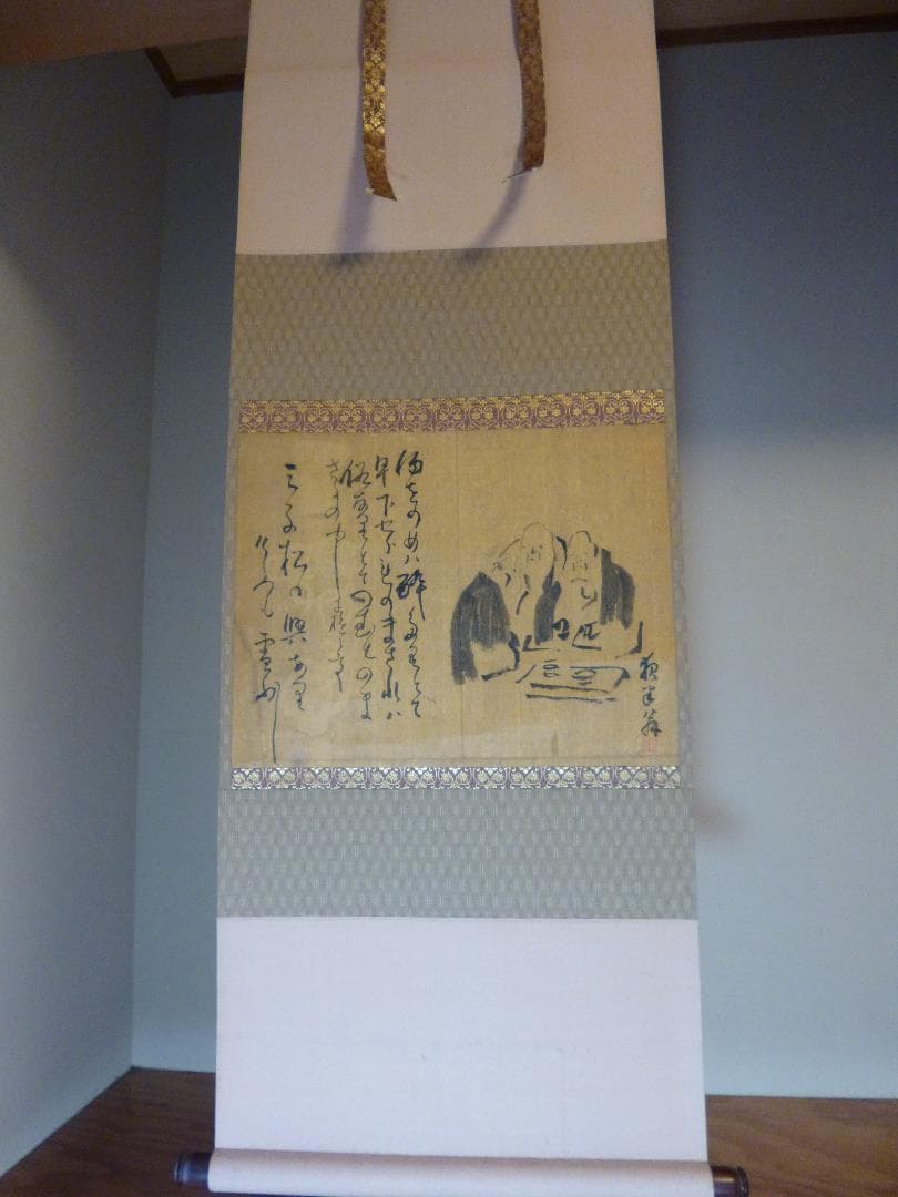 値下げ　蕪村（風）　掛け軸