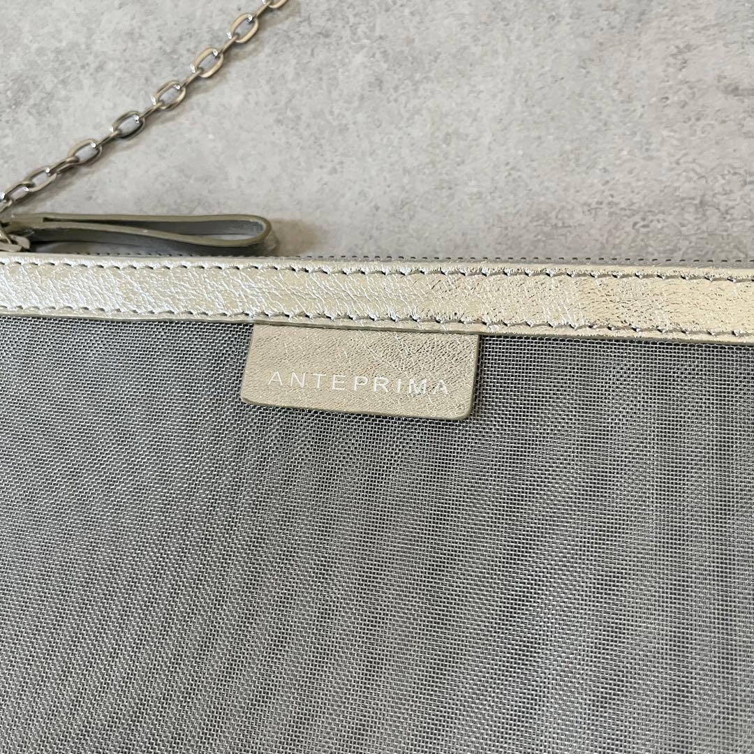 【未使用級✨】アンテプリマ　ワイヤー　インナーバッグ・保存袋×2付き　グリーン