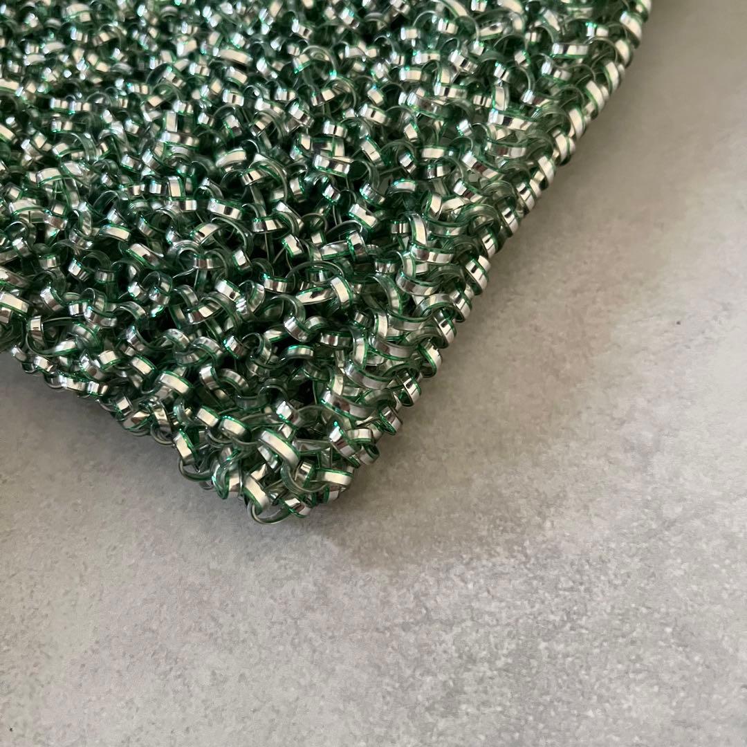 【未使用級✨】アンテプリマ　ワイヤー　インナーバッグ・保存袋×2付き　グリーン