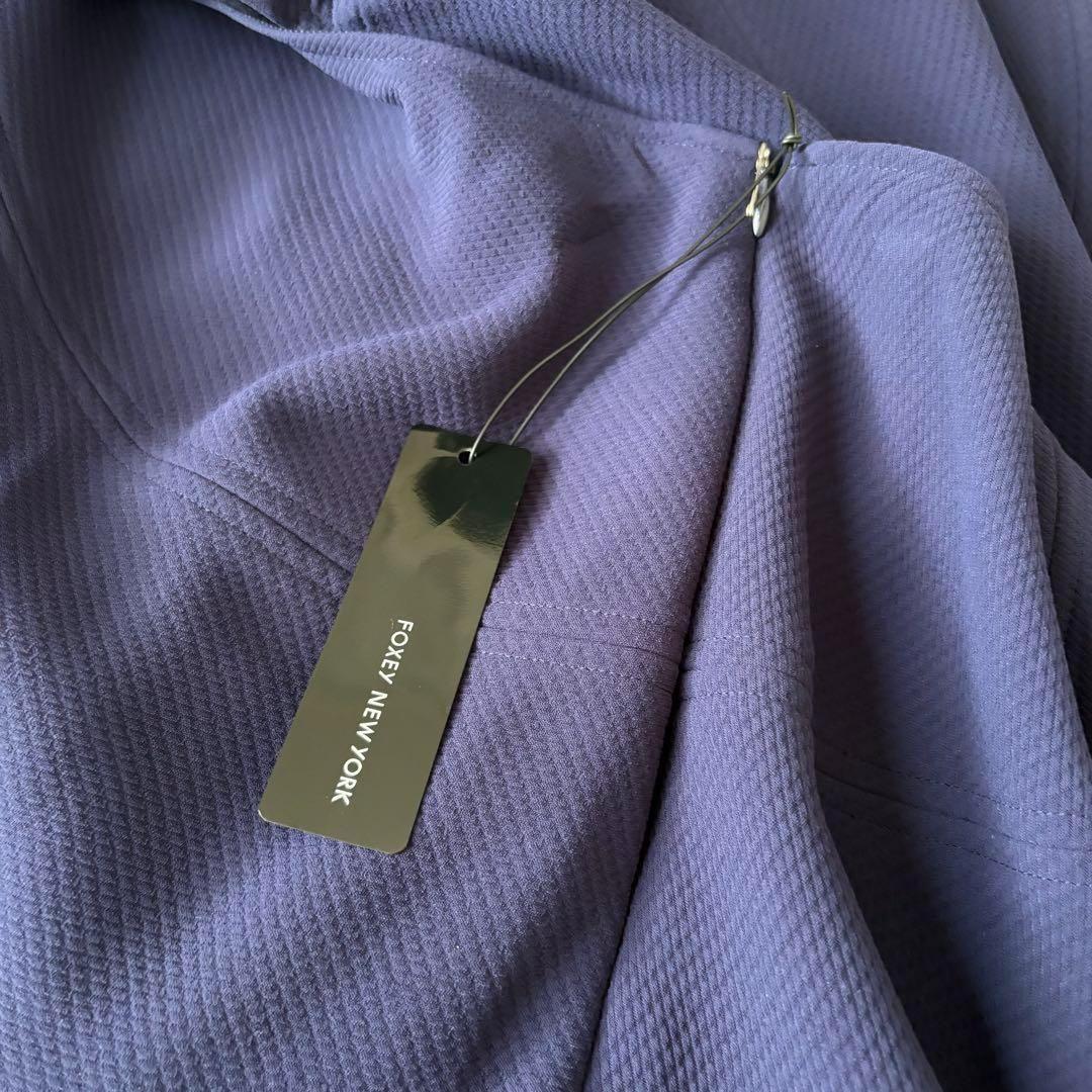 【新品タグ付き】FOXEY NEWYORK ネイビー フレアスカート 38