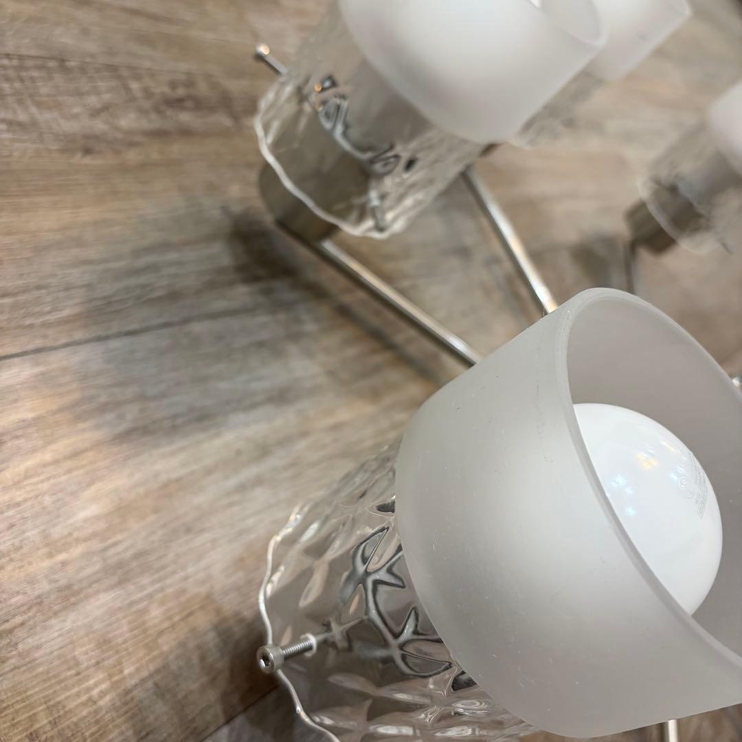 動作確認済 オーデリック 調光シャンデリア ガラス製 8灯 OC257008PC