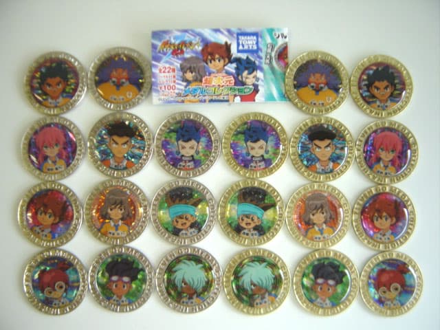 ♯Huv29FCイナズマイレブンGO超次元メダルコレクション全22種