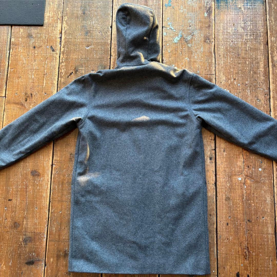 FLETCHER UK 2000年 フード付きグレーコート