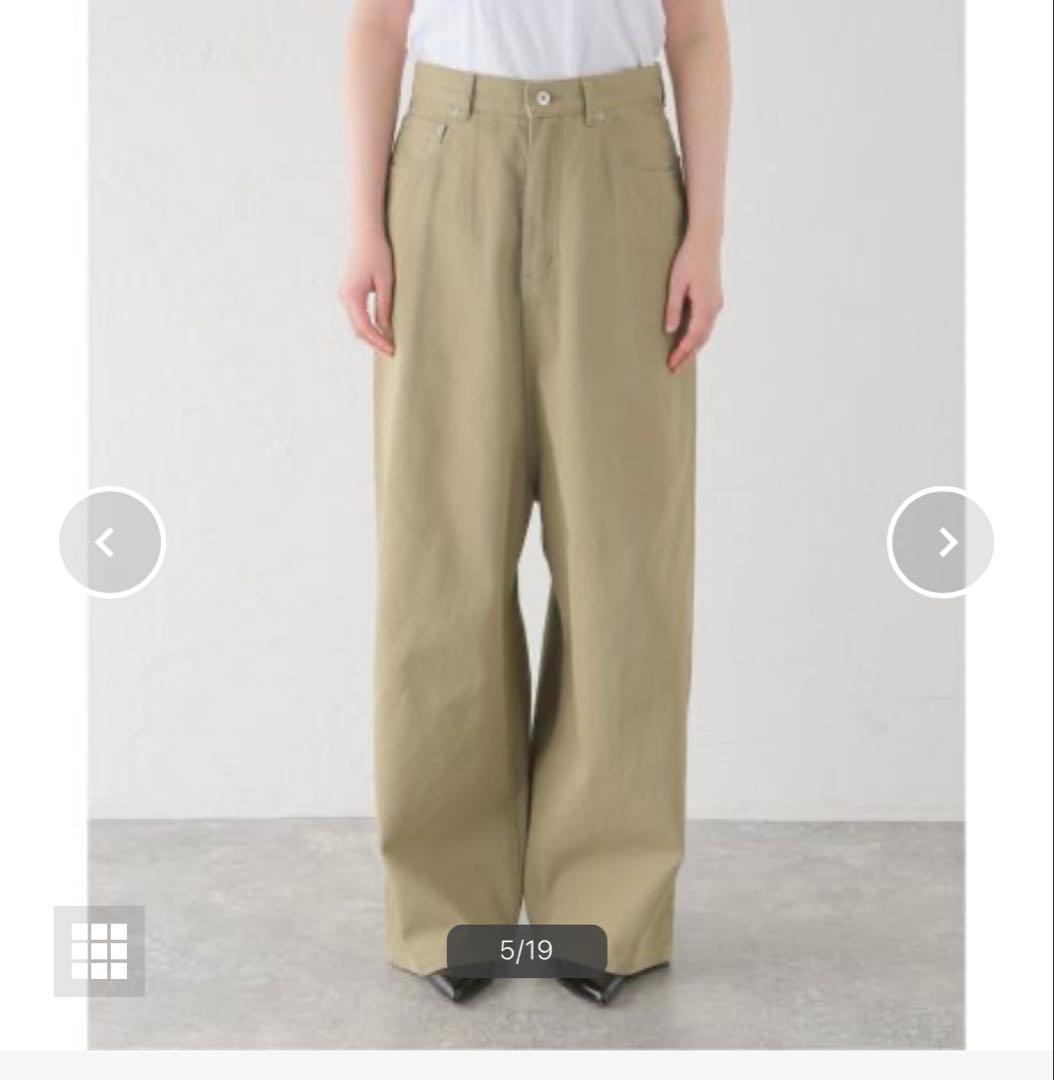INSCRIRE /アンスクリアE/C Loose Fit Pants