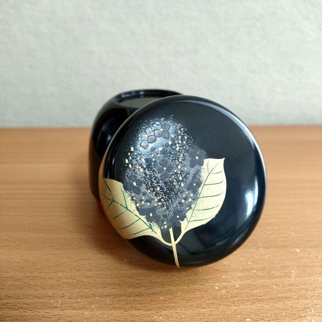 〈新品未使用〉茶道具　中棗　中村湖彩作　抹茶入れ　茶器　共箱　共布【NC14】