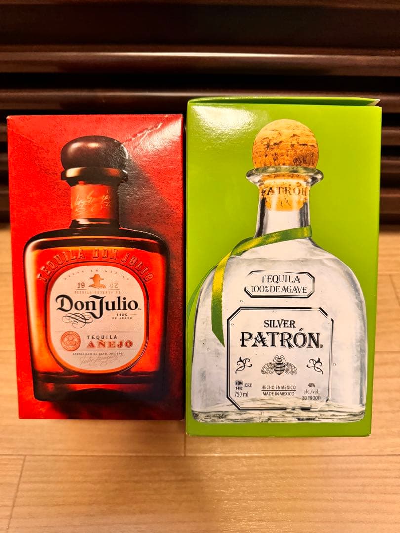 Don Julio アネホ & Patrón シルバー セット