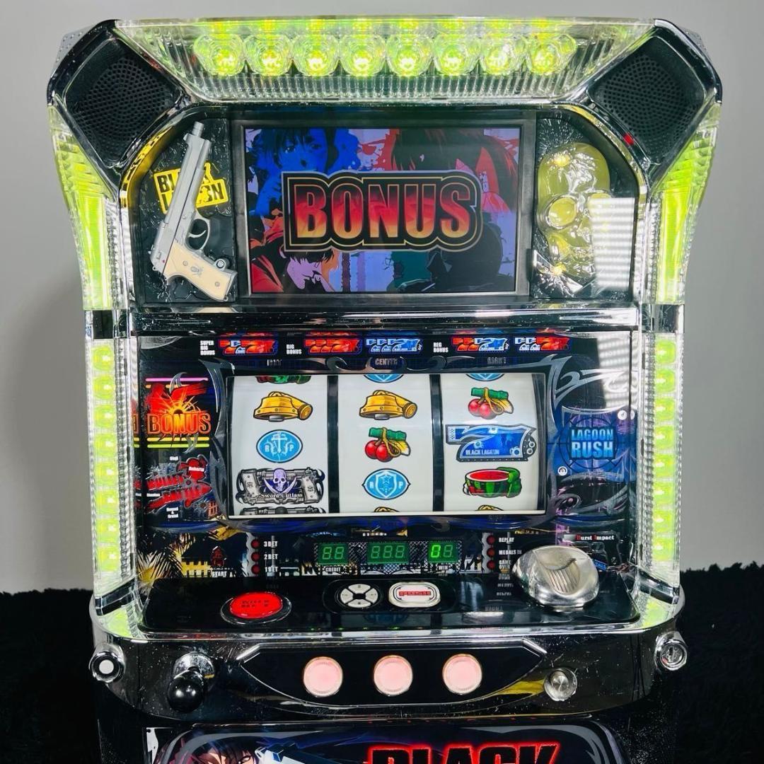 スパイキー ブラックラグーン 5号機 スロット 実機 白ロム付き 家スロ 大人気