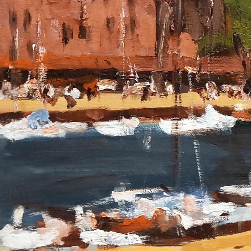 ☆中村 勝☆「オンフルール」　油絵　F６号　良好！