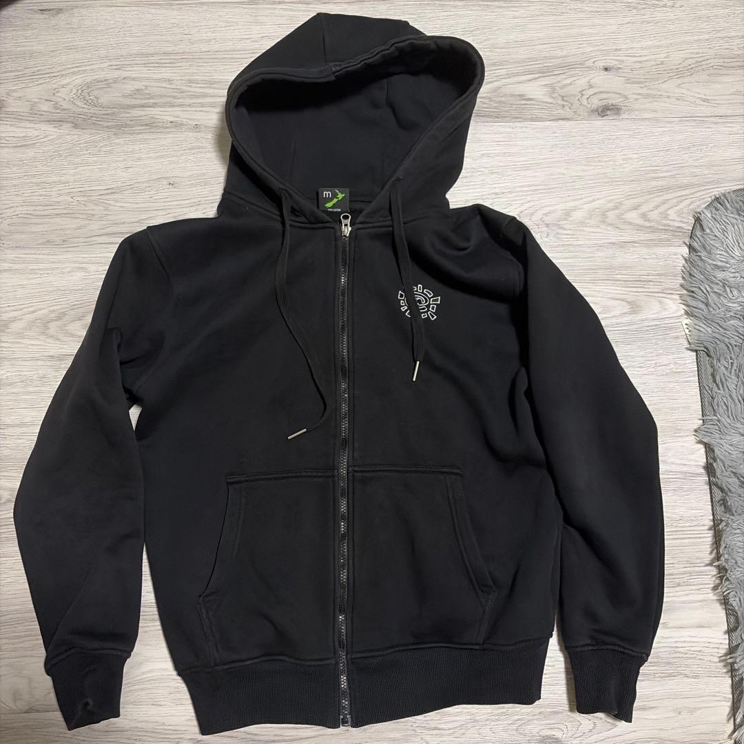 スケートボード always do what you should do zip hoodie