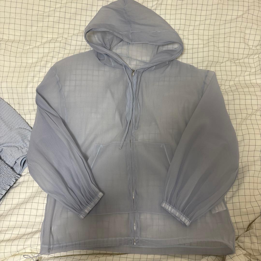 mystic シアーパーカー4SETスイムウェア ブルー Mサイズ