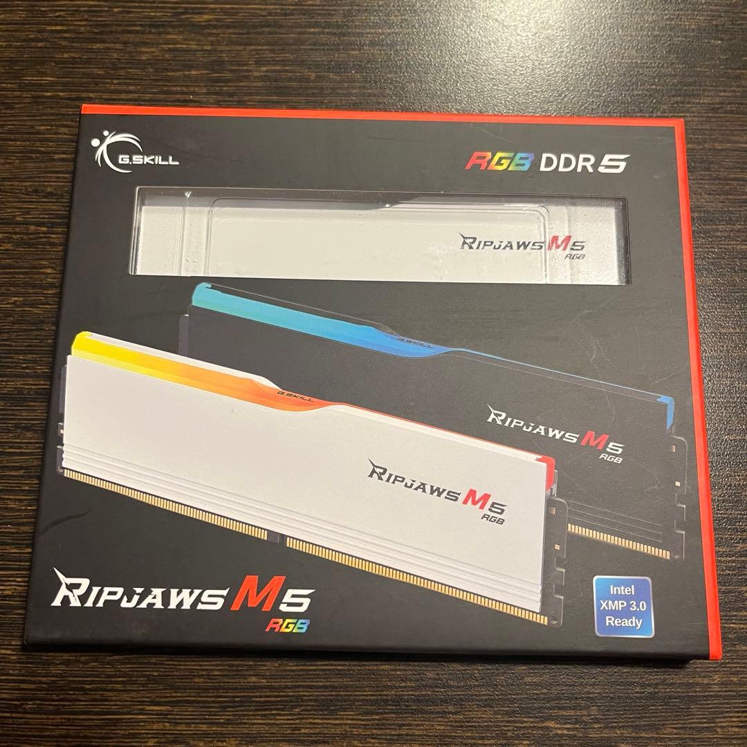 メモリー G.Skill RIPJAWS M5 RGB DDR5-6000 32GBx2