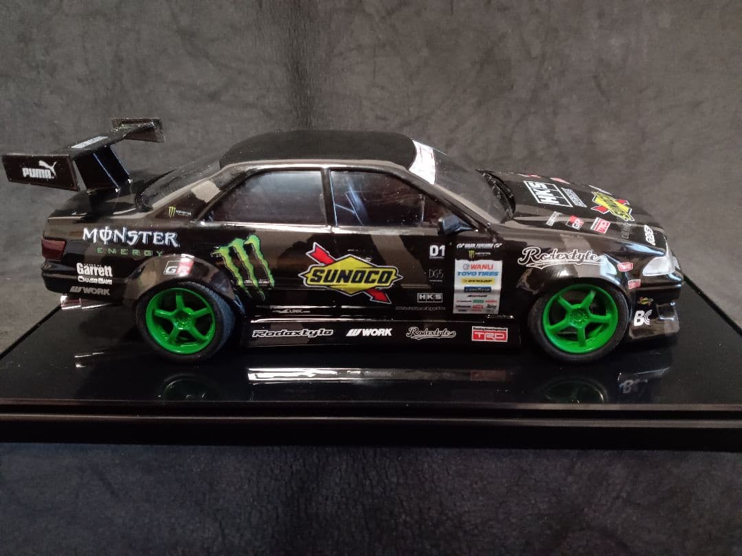 最終価格 1/24 JZX100 マークⅡ プラモデル 完成品 ケース付き