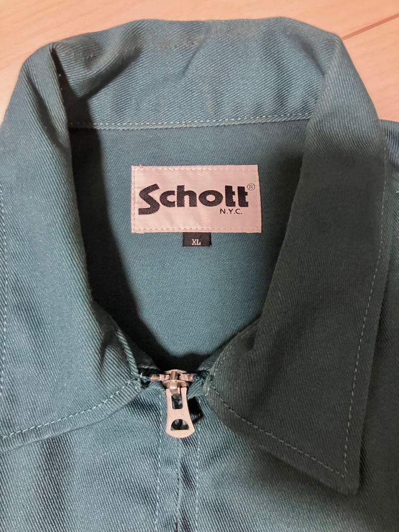 Schott ワークジャケット XL グリーン