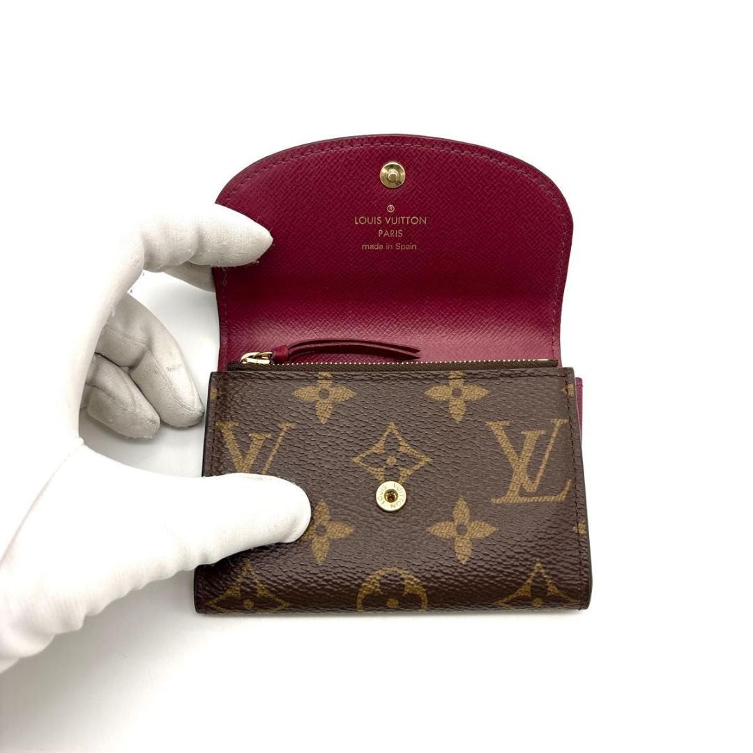 現行◆未使用級◆LOUIS VUITTON ポルトモネ ロザリ モノグラム