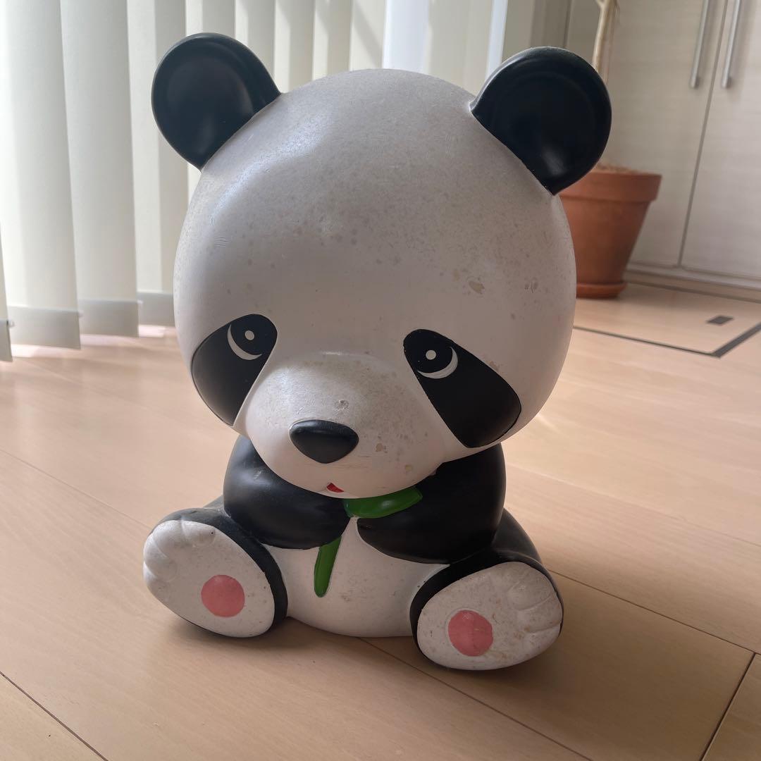 非売品販促レア/企業キャラ/三菱銀行/パンダ/店頭カウンターフィギュア