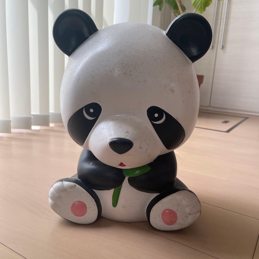 非売品販促レア/企業キャラ/三菱銀行/パンダ/店頭カウンターフィギュア