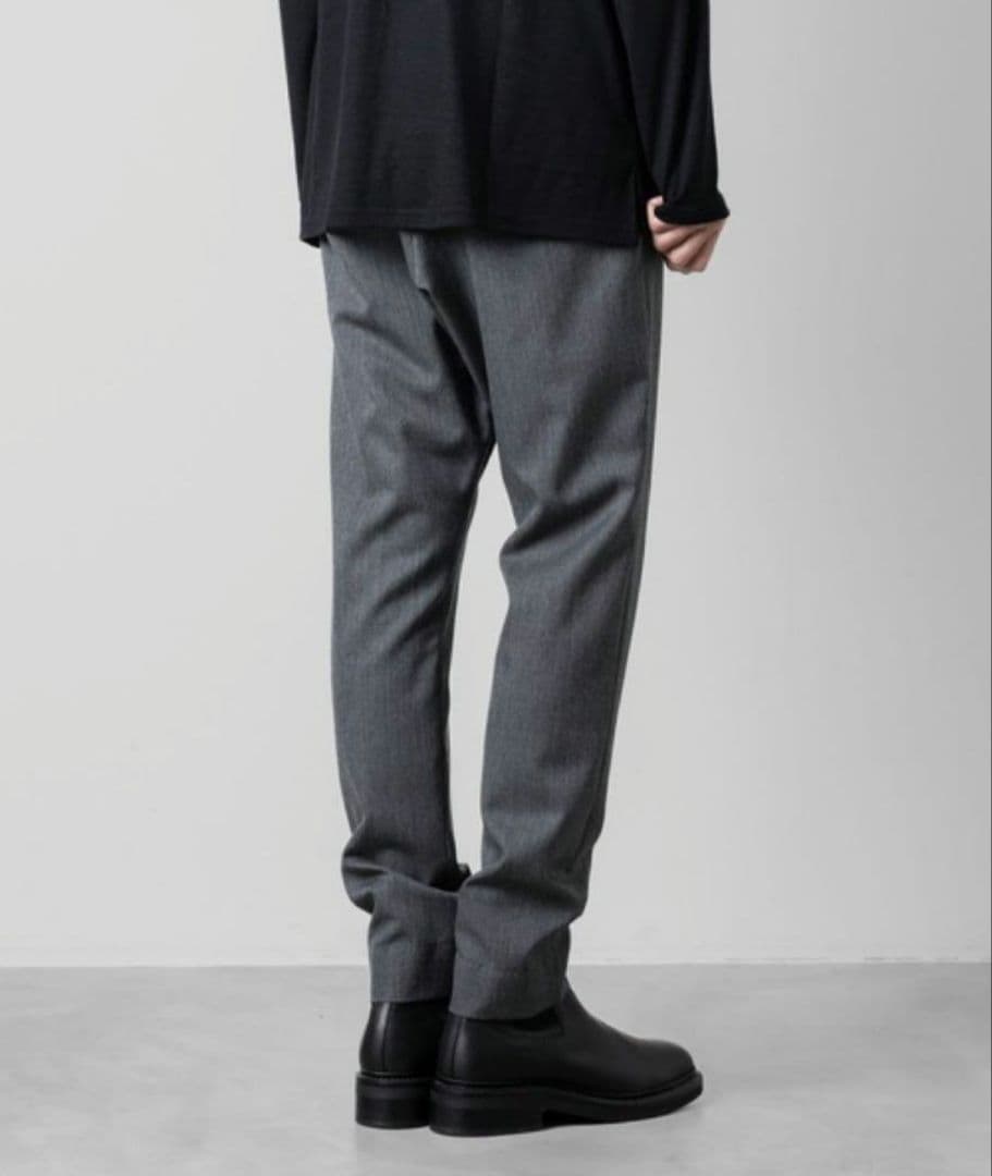 に*ら様 ato CLASSIC WOOL SARROUEL PANTS 46
