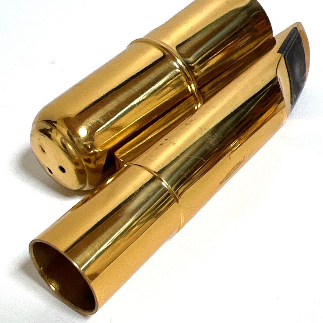 【良品】テナーサックス用 メタルマウスピース ゴールド　リガチャー　83g