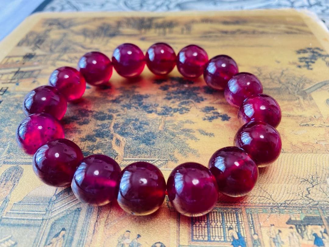 ひ*ん様 天然ルビー ブレスレット 鑑別書付き