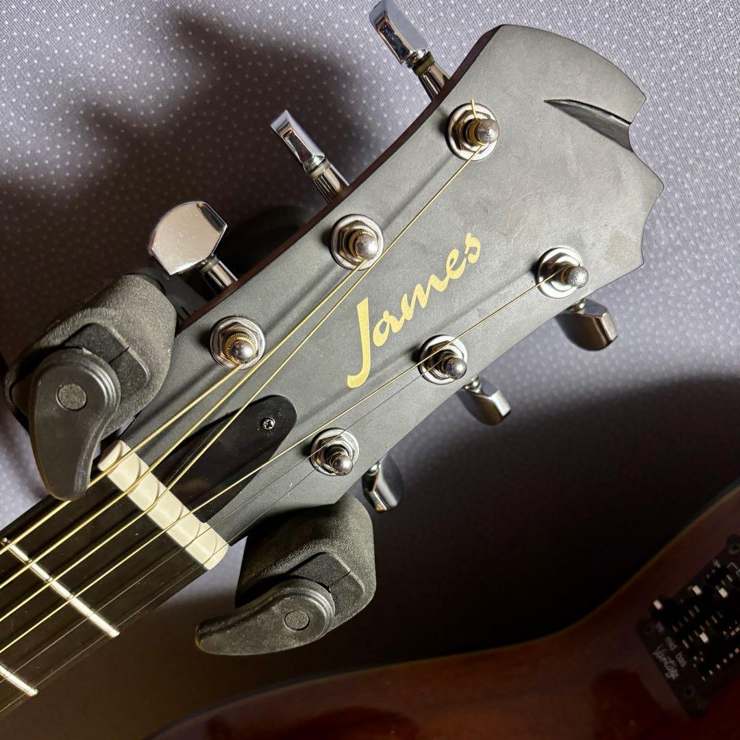 【美品】James アコースティックギターJ-100A MHT ギグケース付属