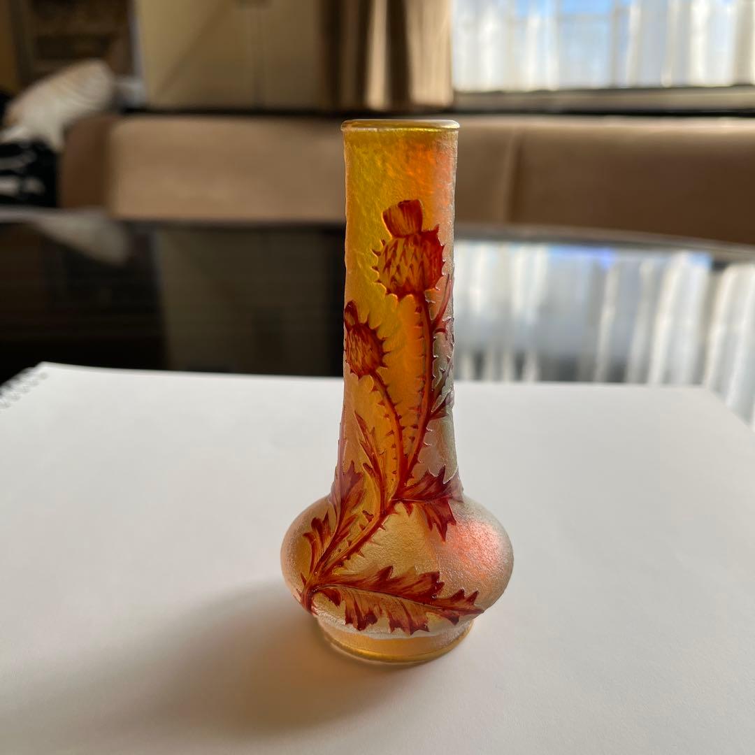 アンティーク　ナンシードーム　花瓶