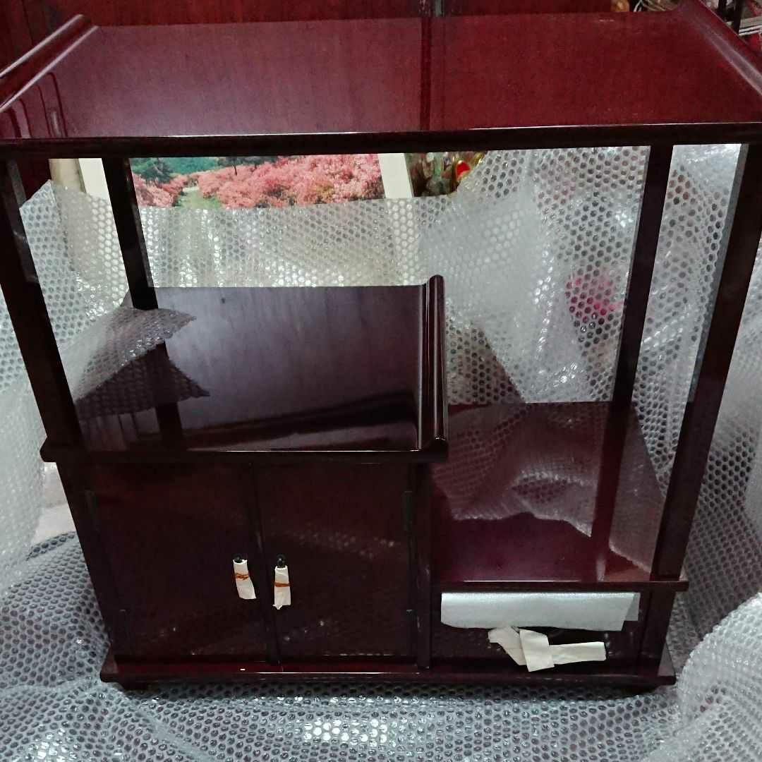 津軽七々子塗飾り棚☆希少極美品未使用品4月31日迄御値引き販売中