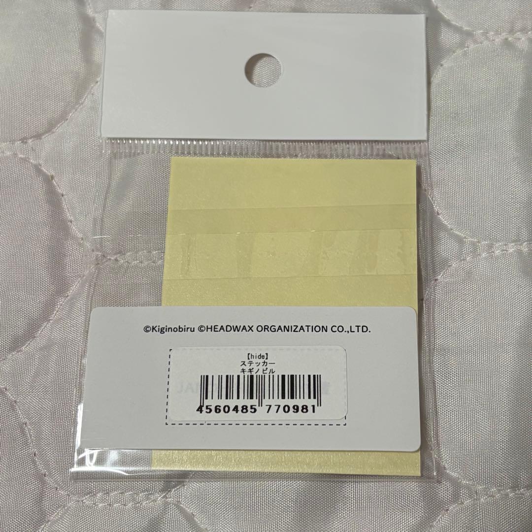 未使用 Tシャツ XLサイズ hide キギノビル コラボ ステッカー付き