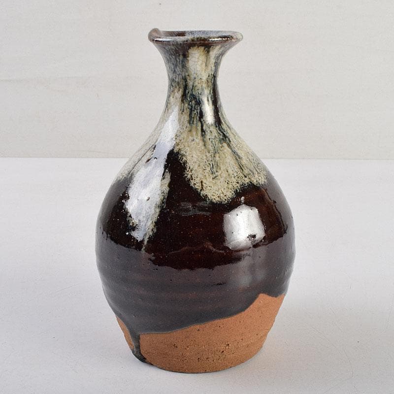 唐津焼　徳利　花入　表千家十三代無盡宗左（即中斎）極め箱　M　R9382