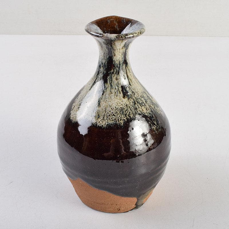 唐津焼　徳利　花入　表千家十三代無盡宗左（即中斎）極め箱　M　R9382