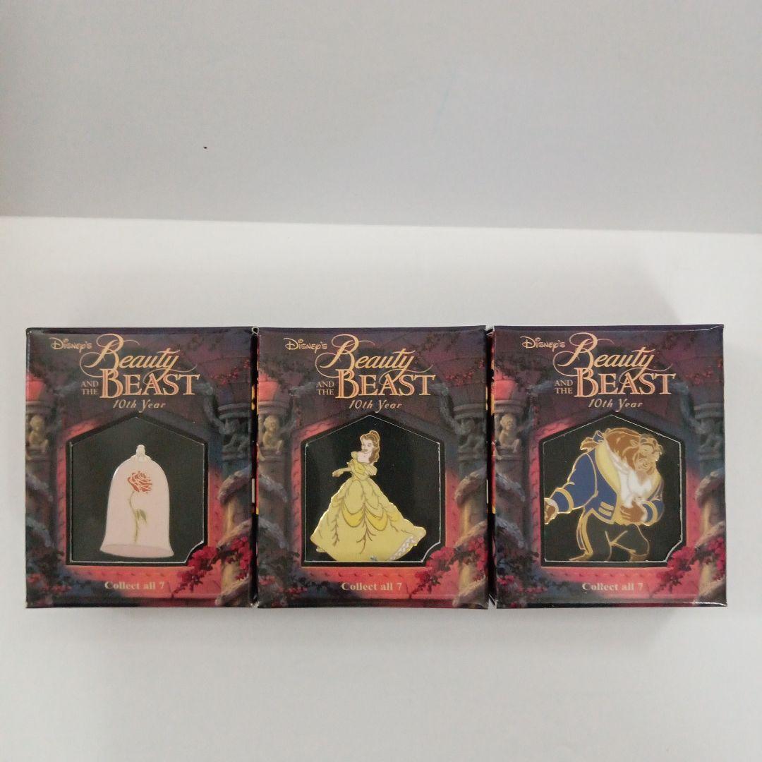 美女と野獣　ピンバッジ　ピンズ　ディズニー　ベル　ルミエール