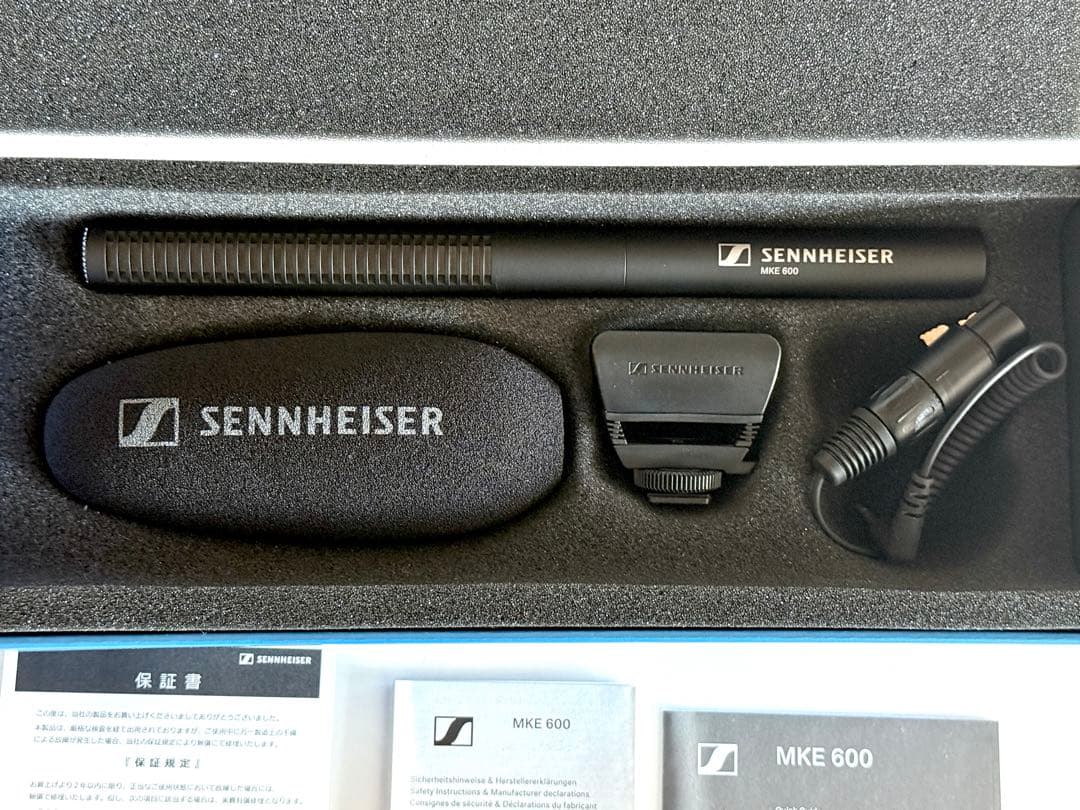 【美品】SENNHEISER MKE600 + MZH600 + MZQ600
