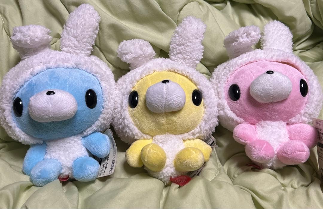 《レア》ベビーグルーミー　ぬいぐるみ(うさ着ver.) 3種