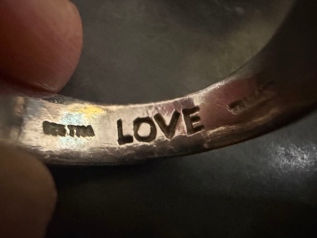 希少　ヴィンテージ　シルバー　925 ポージーリング　アンティーク　愛　アメリカ