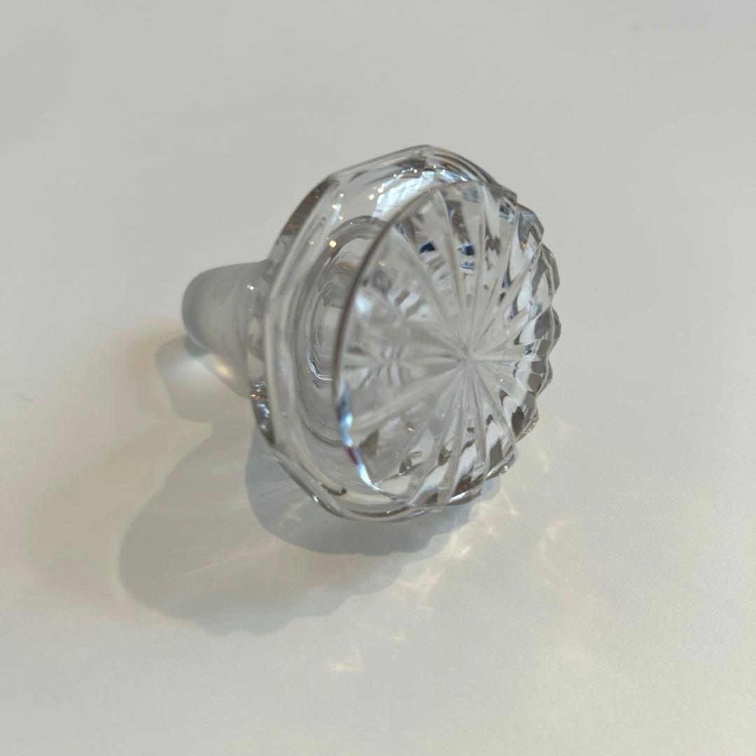 ボヘミアガラス デキャンタ 1930年代西洋 アンティーク クリスタルガラス