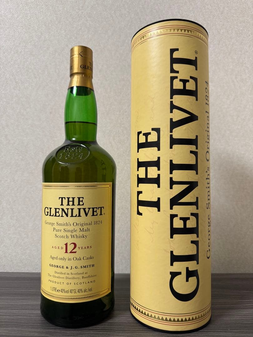 グレンリベット 12年 1000ml 旧ボトル