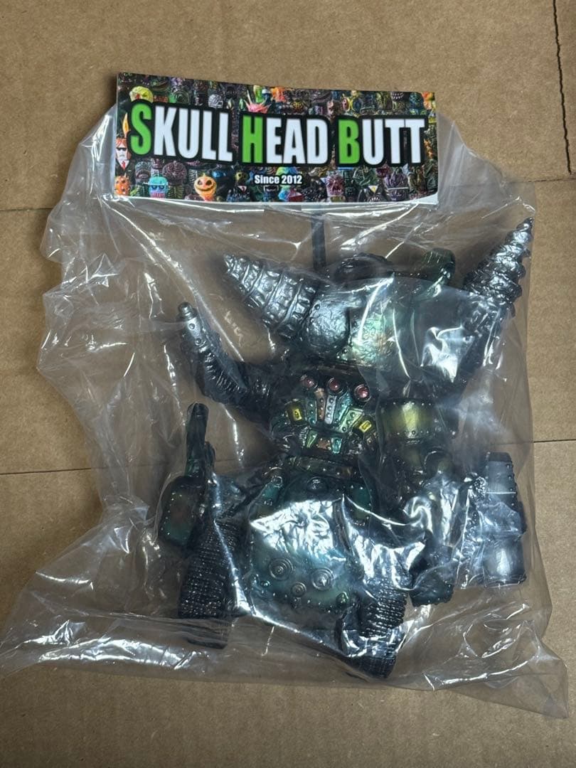 定価以下 マーミット スカルヘッドバット ドリルXタンク インディーズソフビ