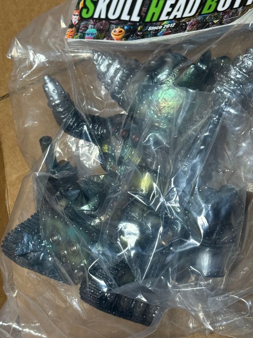 定価以下 マーミット スカルヘッドバット ドリルXタンク インディーズソフビ