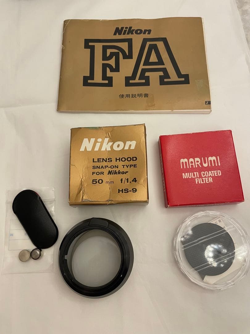 ❷美品 Nikon FA レンズ付き フィルムカメラ ケース付属品あり
