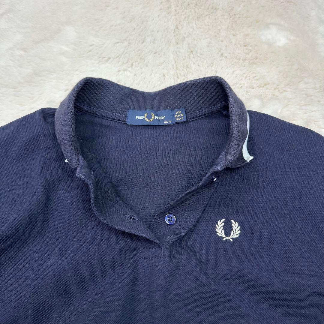 希少✨FRED PERRY フレッド ペリー コットンバックヘムパネルポロシャツ