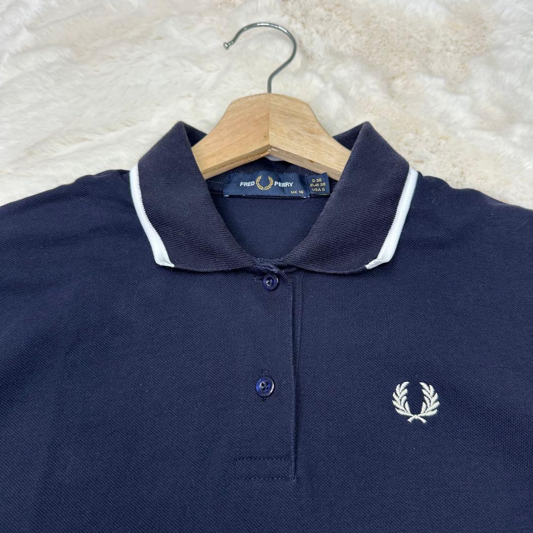 希少✨FRED PERRY フレッド ペリー コットンバックヘムパネルポロシャツ