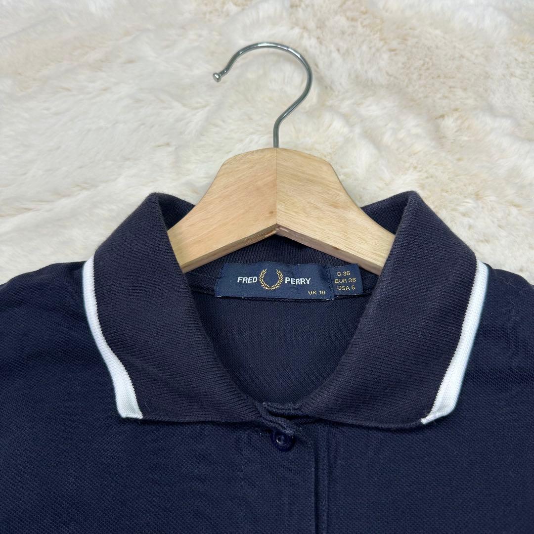 希少✨FRED PERRY フレッド ペリー コットンバックヘムパネルポロシャツ