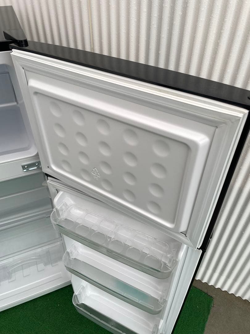 925 ハイアール 130L ブラック 2ドア冷蔵庫 スリム幅 一人暮らし 単身