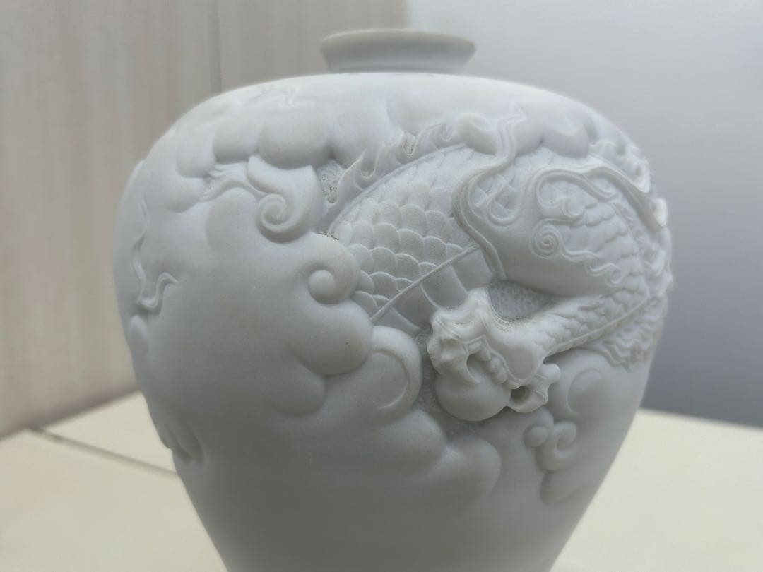 龍壺　高麗型　天運石　美術品　大サイズ