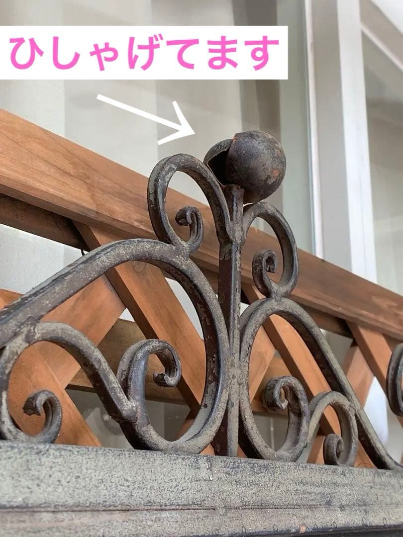 アンティーク♦️大型 アイアン 高級 イーゼル♦️しっかりした 立て看板♦️送料込