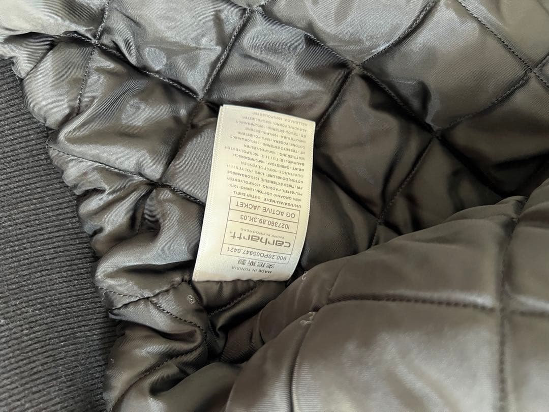 Carhartt アクティブジャケット ブラック M