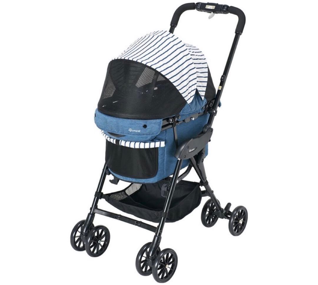 本日限定価格！！コンビ ミリミリEG Longペットカート デニムブルー